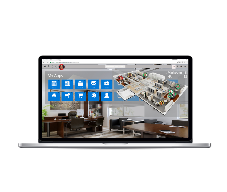 screenshot of Walkabout Workplace